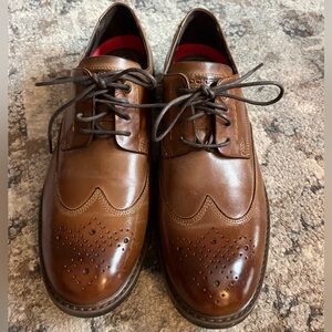 Rockport Classic Break Wing Tip Shoes Brown Men’s Size 10 New